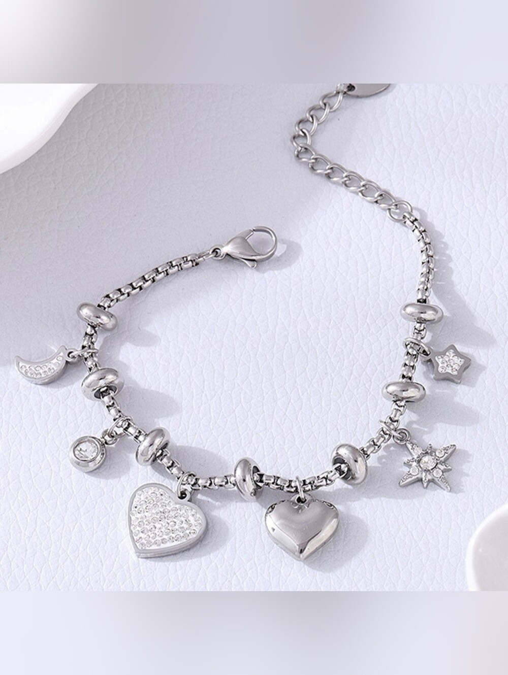 Silver Charm Bracelet